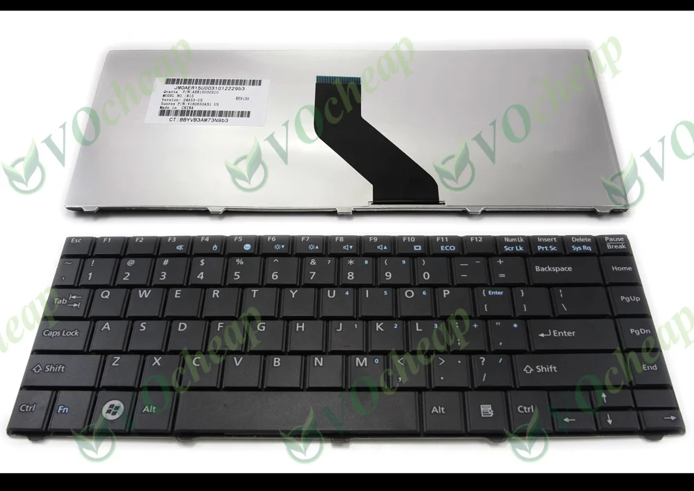 New US Notebook Laptop keyboard for Fujitsu Lifebook LH520 LH530 LH531 LH530G Black - V160630AS1 CP483548-01 | Компьютеры и офис