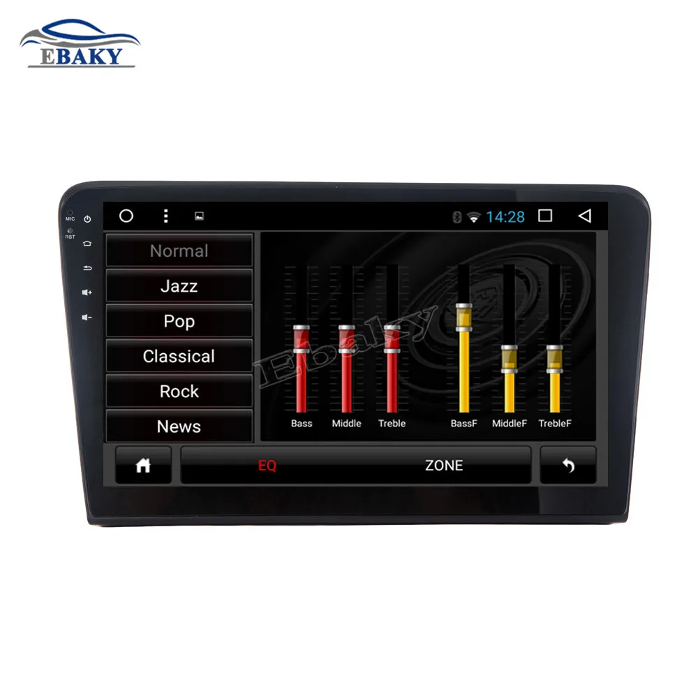 Perfect NaviTopia 10.1inch 1GB/2GB RAM Quad Core/Octa Core Android 7.1/8.1 Car DVD Radio for VW Bora 2013 2014 2015 with GPS/wifi 19