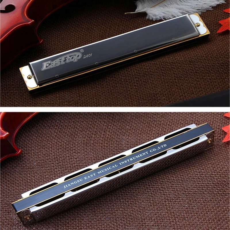 Buy Harmonica 24 Holes Tremolo Key of C MondHarmonica