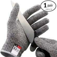 1 Pair Cut Resistant Kitchen font b Gloves b font Anti Cutting Work font b Glove