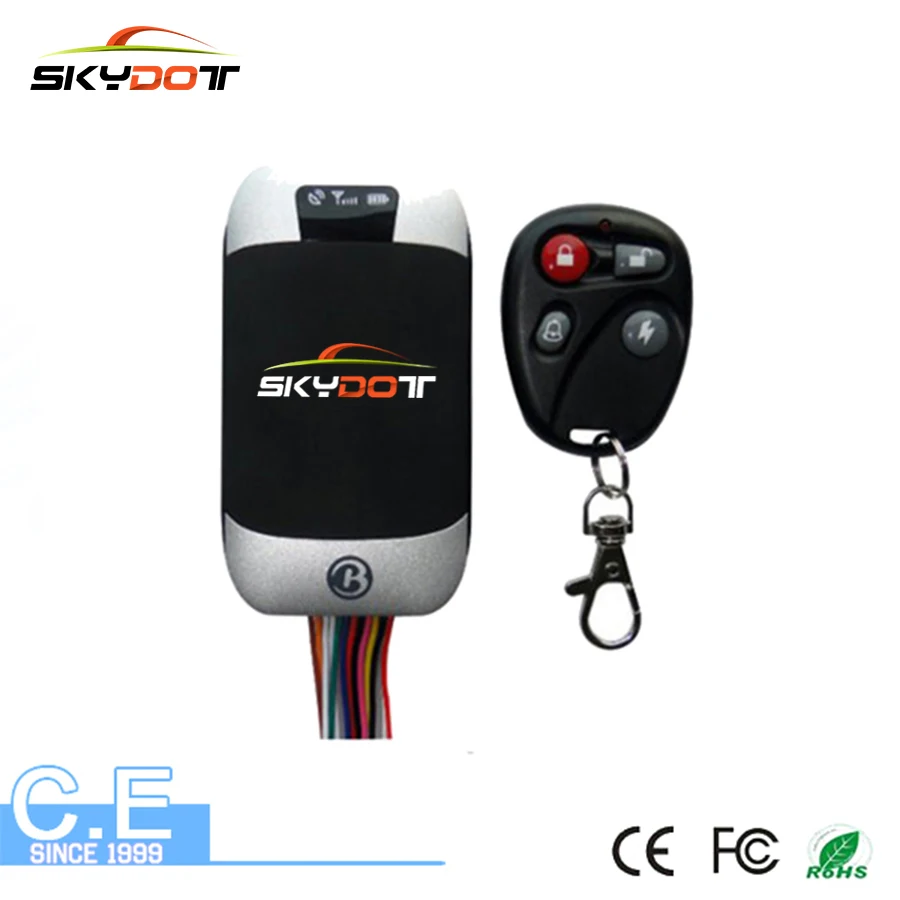 Skydot автомобиль мини-трекер tk303g GPS 303 г Quad Band реального времени GSM локатор топлива