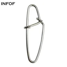INFOF 200 шт./лот Рыбалка крючок Рыбалка оснастки Вертлюги Разъем#0-#6 карабином Link фидерной ловли карпа снасти Аксессуары
