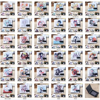 

Anime Pikachu/Totoro/Hatsune Miku/One Piece etc High Quality PU Short Zero Wallet/Coin Purse/Multilayer Double-button Wallet