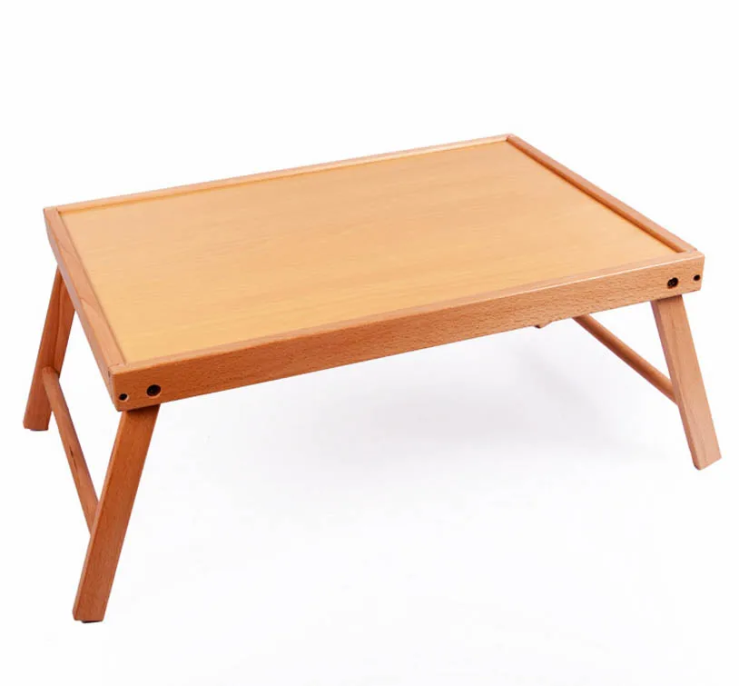 

Multifunction Lazy desk Foldable Portable Solid wood Notebook Computer Desk For Bed Camping Home children's study/dinner table
