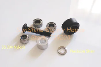 

High tolerance Delrin POM Mini wheel Kit for V Slot rail OX 50sets free shipping