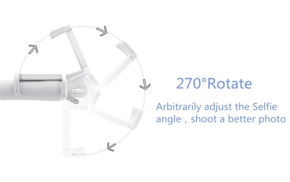 Xiao mi Xio mi Выдвижная селфи-палка портативный Проводной монопод селфи-палка для IOS Android смартфона Pau de Selfie