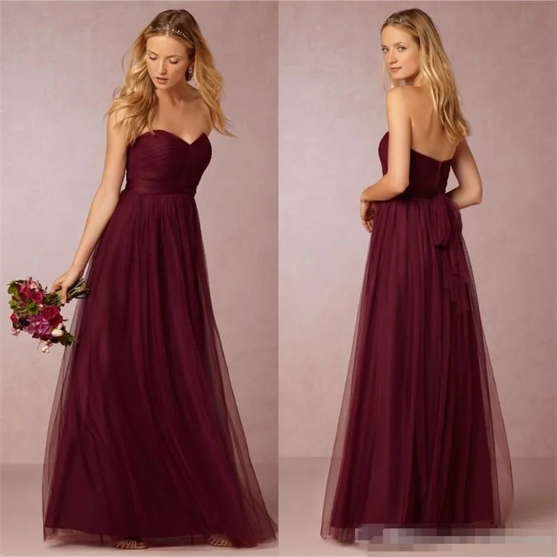 Cheap Sexy Long Wedding Burgundy Bridesmaid/Party/Prom/ Dresses/Gowns Turquoise/Navy/Sparkly