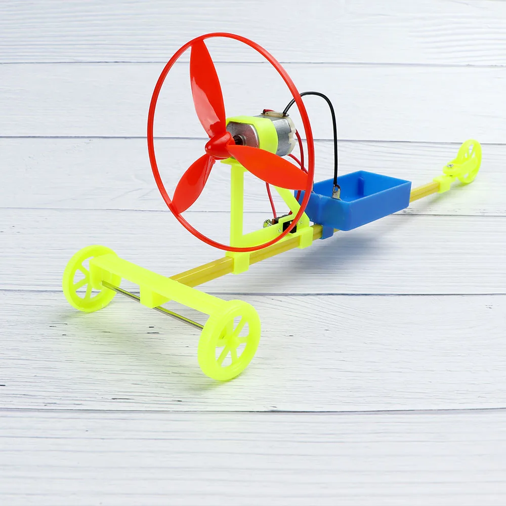 Физическая научная образовательная игрушка "сделай сам" гоночный автомобиль F1 воздуха Мощность ручной работы ветра автомобильные