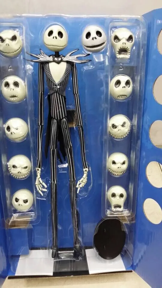 

Jack Skellington Figure 12 face Accessory Replaceable Toy 14" 36cm