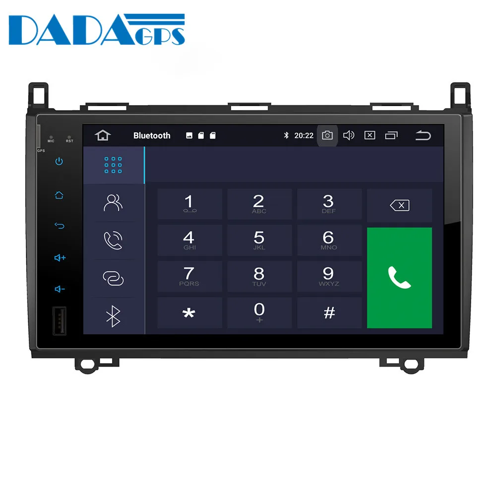 Cheap Android 9.0 4+64GB px5 Built-in DSP Car multimedia No DVD Player GPS Radio For Benz A-W169/B-W245/Vito 2005+ GPS Navigation 5