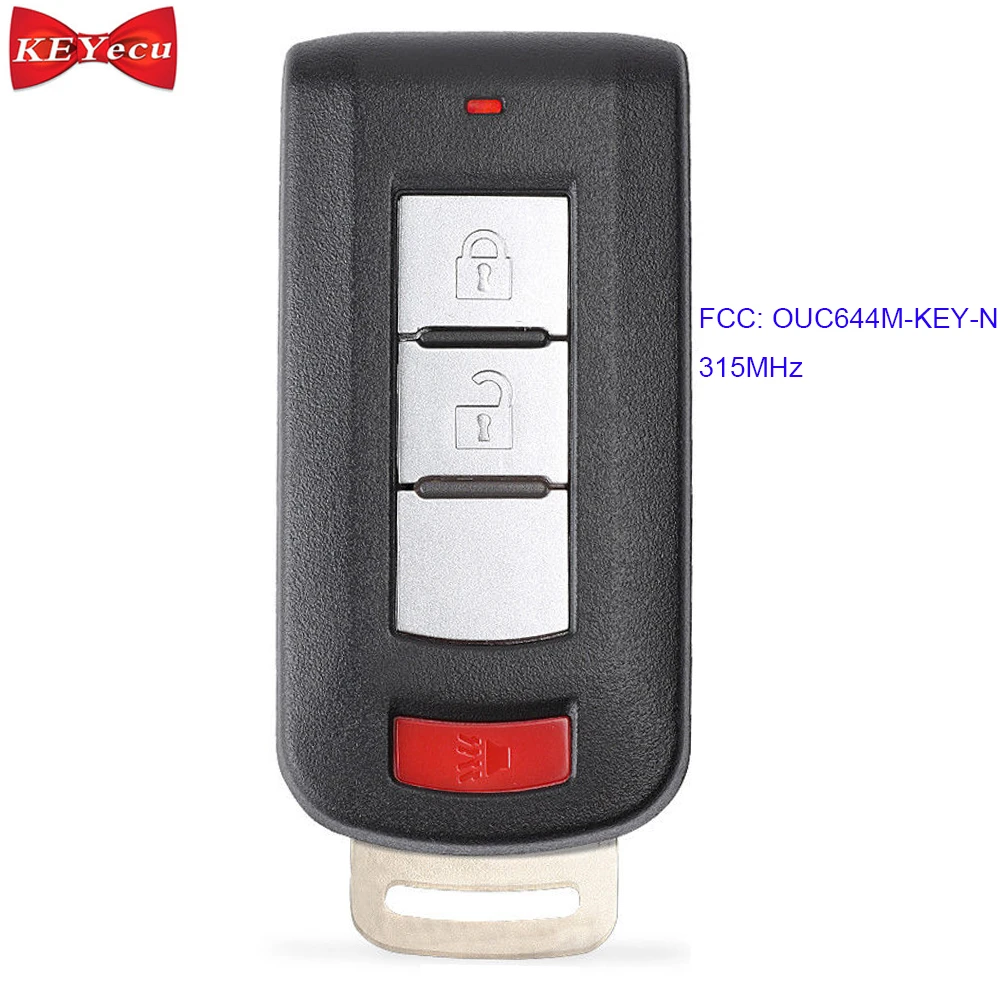 

KEYECU for Mitsubishi Mirage Outlander 2013 2014 2015 2016 Remote Control Car Key Fob 315MHz FCC ID OUC644M-KEY-N