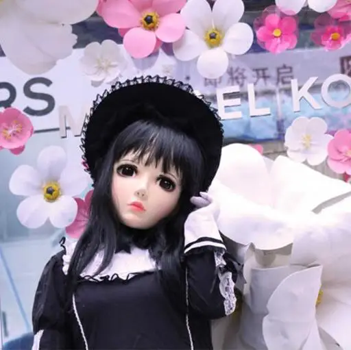 Женский костюм Кигуруми для косплея японская аниме маска Лолиты с глазами и