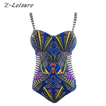 Сексуальный цифровой купальник с принтом, женский купальный костюм с высоким вырезом, монокини большого размера, стринги, одежда для плавания, Женская цельная одежда Sw# BK019