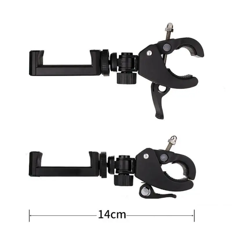 Universal Mobile Phone Mount Holder Stand 360 Degree Rotation Tripod Monopod Clamp Clip for Webcam Live Video Chat Taking Photos