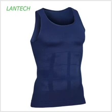 Lantech мужские живота Корректирующее Бельё для женщин бодибилдинг сжатия жилет плотный жилет Run Бег Фитнес тренажерный зал жилет без рукавов Рубашки для мальчиков