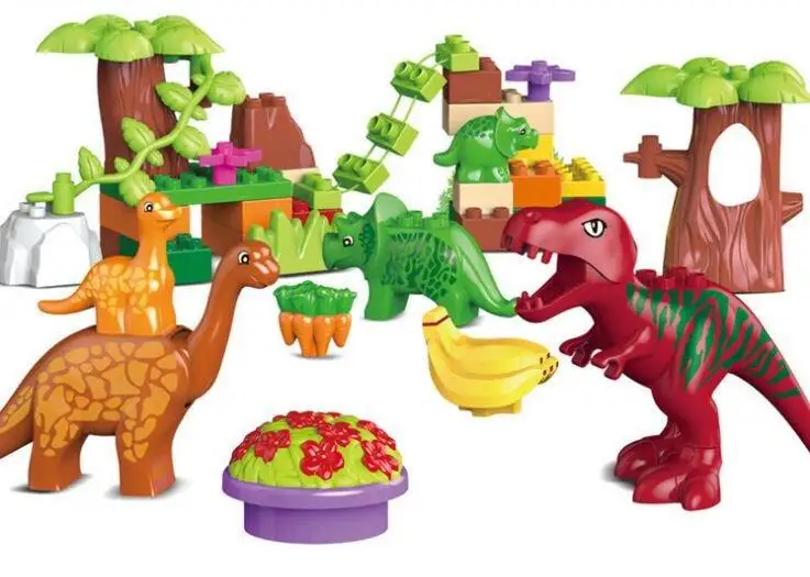dinosaur duplo blocks