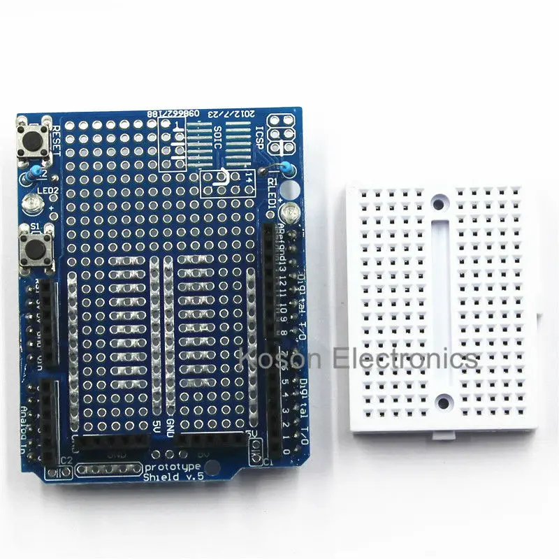 UNO Прото Щит прототип плата расширения с SYB-170 мини макетная плата на основе ARDUINO UNO ProtoShield