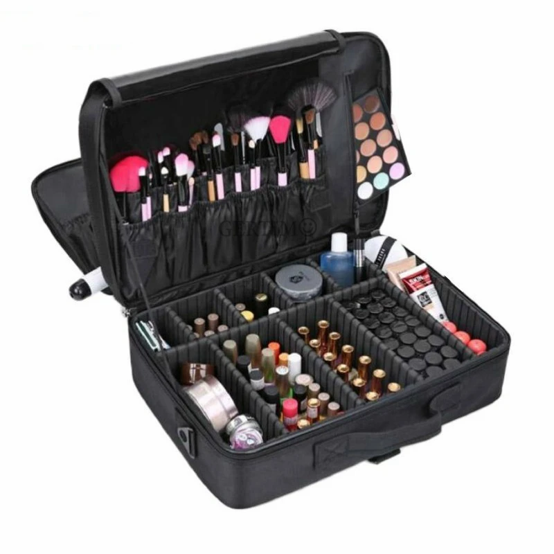 Make Up Box Vanity Case Professional Cosmetic Bag for Lipstick Nail Eyelash Bag Organizer Beautician Tissue Manicure Suitcase Make Up Box Vanity Case Professional Cosmetic Bag for Lipstick Nail Eyelash Bag Organizer Beautician Tissue Manicure Suitcase