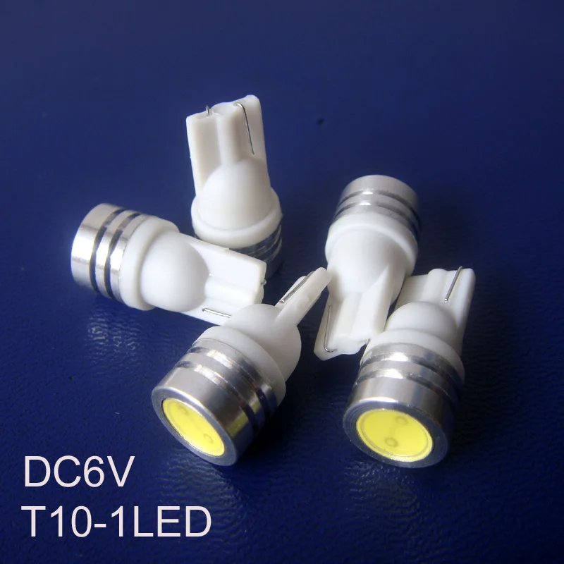 

High quality COB 0.5w 6.3v led pilot lamp T10 w5w 194 168 led bulb,6.3v 0.5w T10 led indicator lights free shipping 5pcs/lot