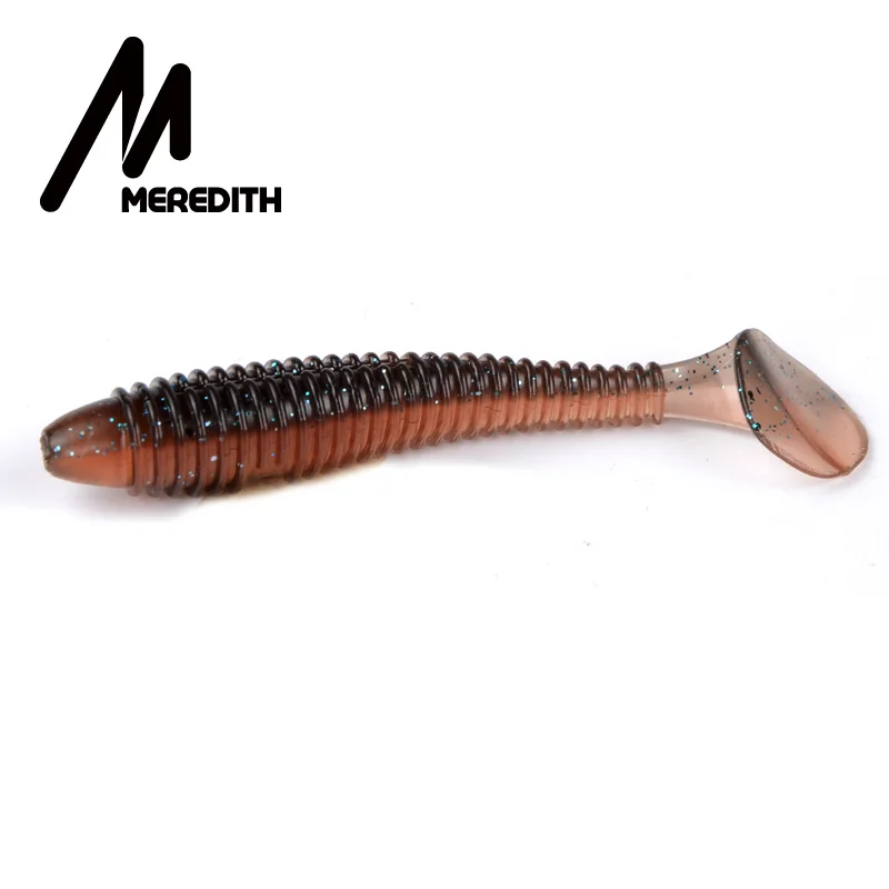 От магазина Meredith 10 шт. 6 5 см мягкие приманки с длинным хвостом для рыболовная