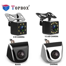 Topbox Car Rear View Camera 8 LED Night Vision Reversing Auto Parking Monitor CCD Waterproof 170 Degree HD Video