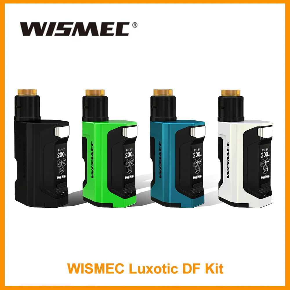 

RU Warehouse Original WISMEC Luxotic DF Kit With Guillotine V2 RDA Atomizer Tank 7ml Capacity 200w Output Wattage E-Cigarette