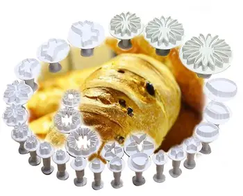 

33 pcs/set Cake Tools Fondant mold DIY Cookie Biscuit Cake Mold Mould Craft 3D Sugarcraft Cake Decorating Tools Bakeware