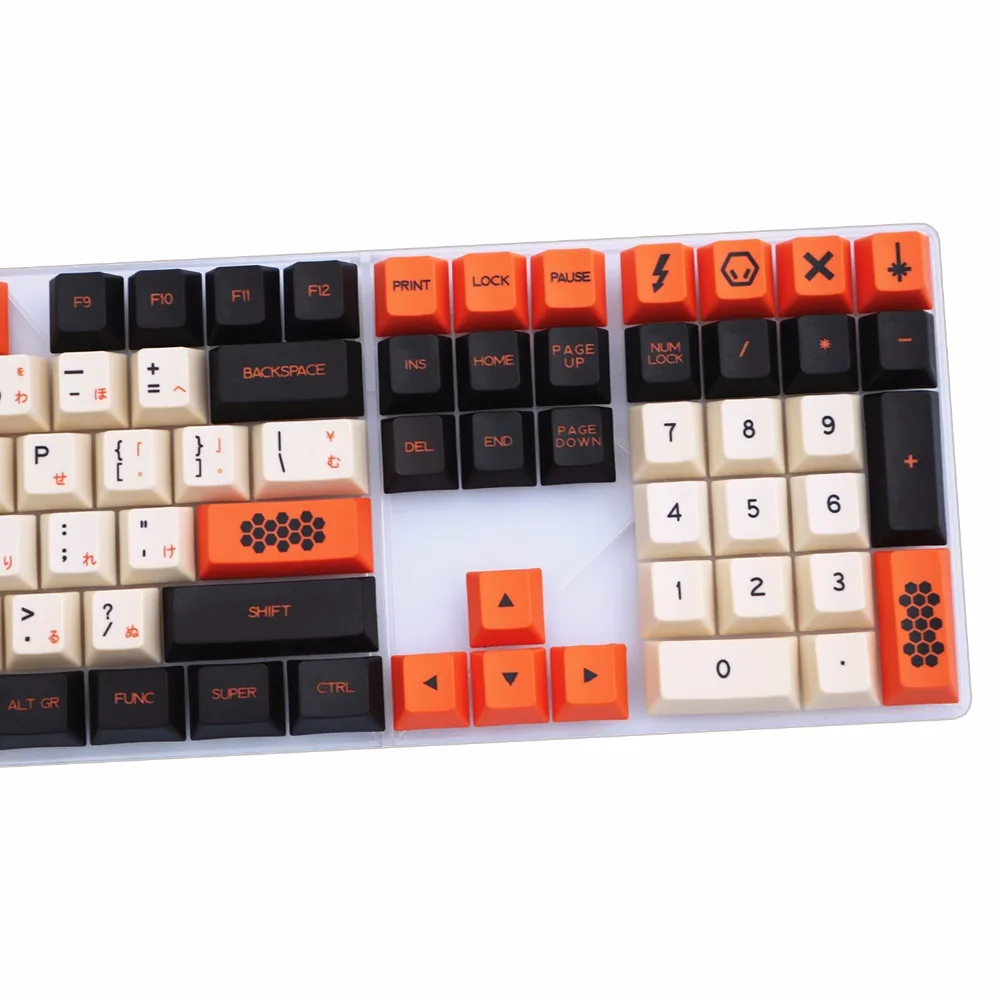 Carbon 125/172 keys PBT keycap Dye-Sublimated Japanese Typeface Cherry MX switch Keycap for Mechanical gaming keyboard Carbon 125/172 keys PBT keycap Dye-Sublimated Japanese Typeface Cherry MX switch Keycap for Mechanical gaming keyboard