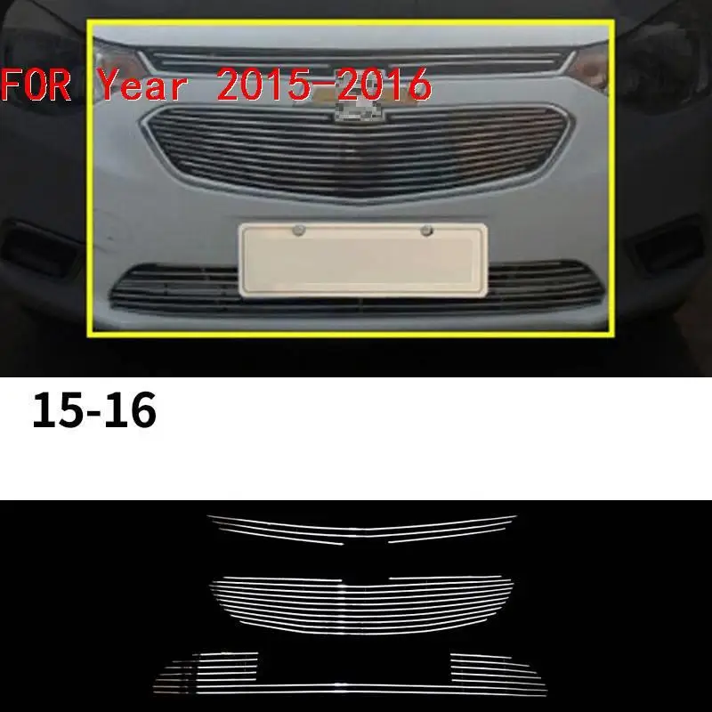 Модификация Automovil модифицированный Стайлинг Авто модернизированные автомобильные аксессуары гоночный гриль 10 11 12 13 14 15 16 17 18 для Chevrolet Sail - Цвет: Number 1