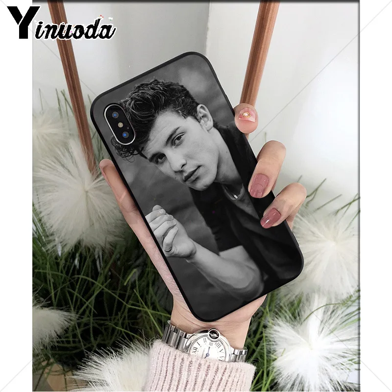 Yinuoda Shawn Mendes 98 мягкий силиконовый чехол для телефона из ТПУ для Apple iPhone 8 7 6 6S Plus X XS MAX 5 5S SE XR