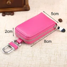 1 шт. кожаная сумка для ключей автомобиля многофункциональный бумажник чехол для ключей 4 цвета модные ключницы держатели для мужчин и женщин