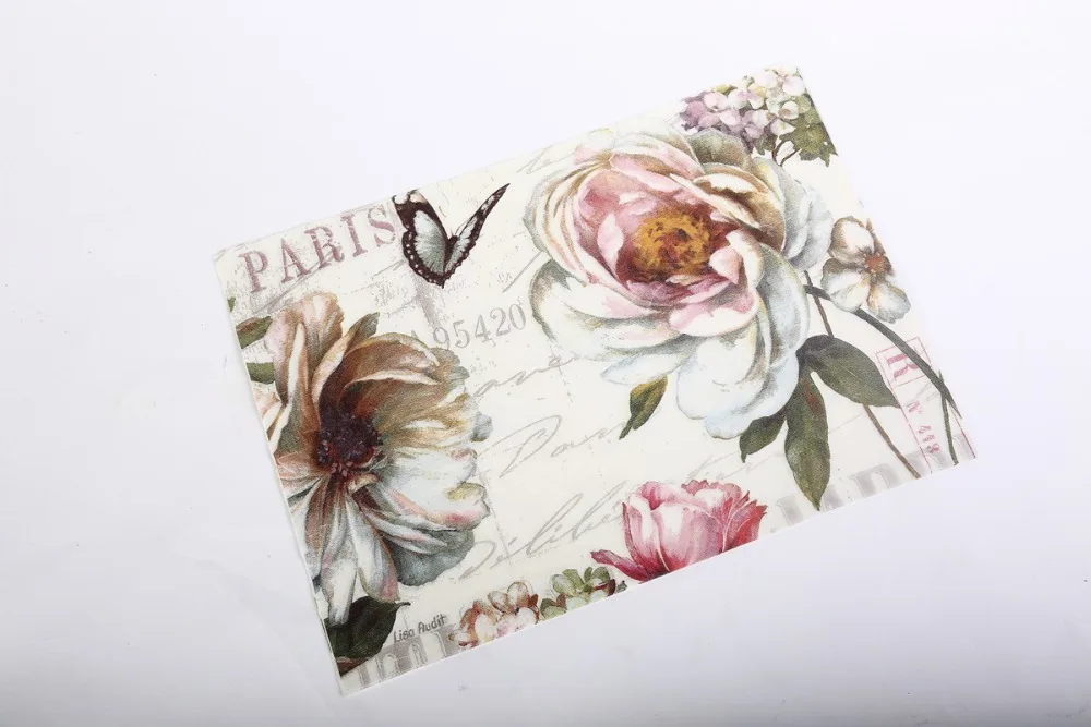 paper placemat 20pcs pack air laid paper placemats eco friendly home flower paper placemats