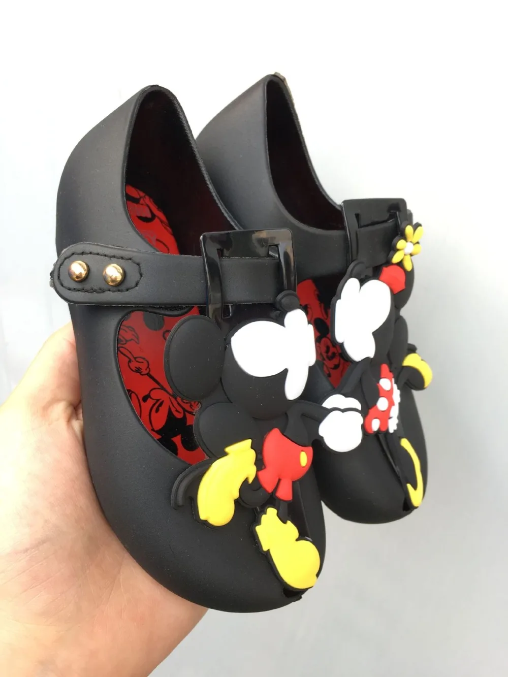 Mini Melissa Ultragirl Twins/Новинка года; летние Пластиковые туфли для девочек; сандалии с Микки; Детские пляжные сандалии; обувь для малышей; SH19074