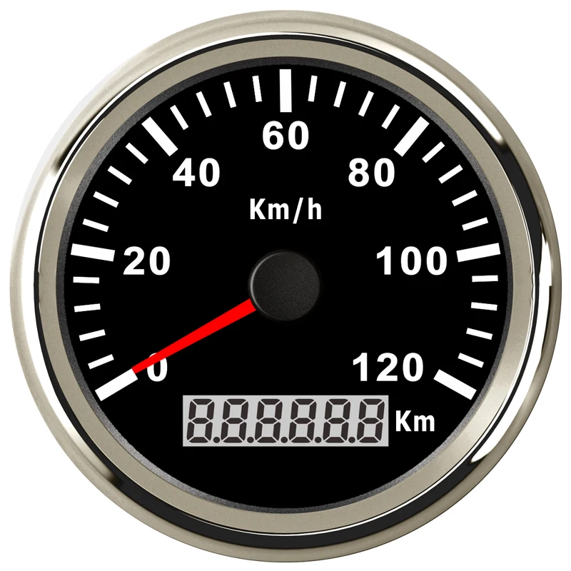 85 мм лодочный GPS Спидометр 120 км/ч 200 цифровой одометр 12 В 24 для грузовика лодки