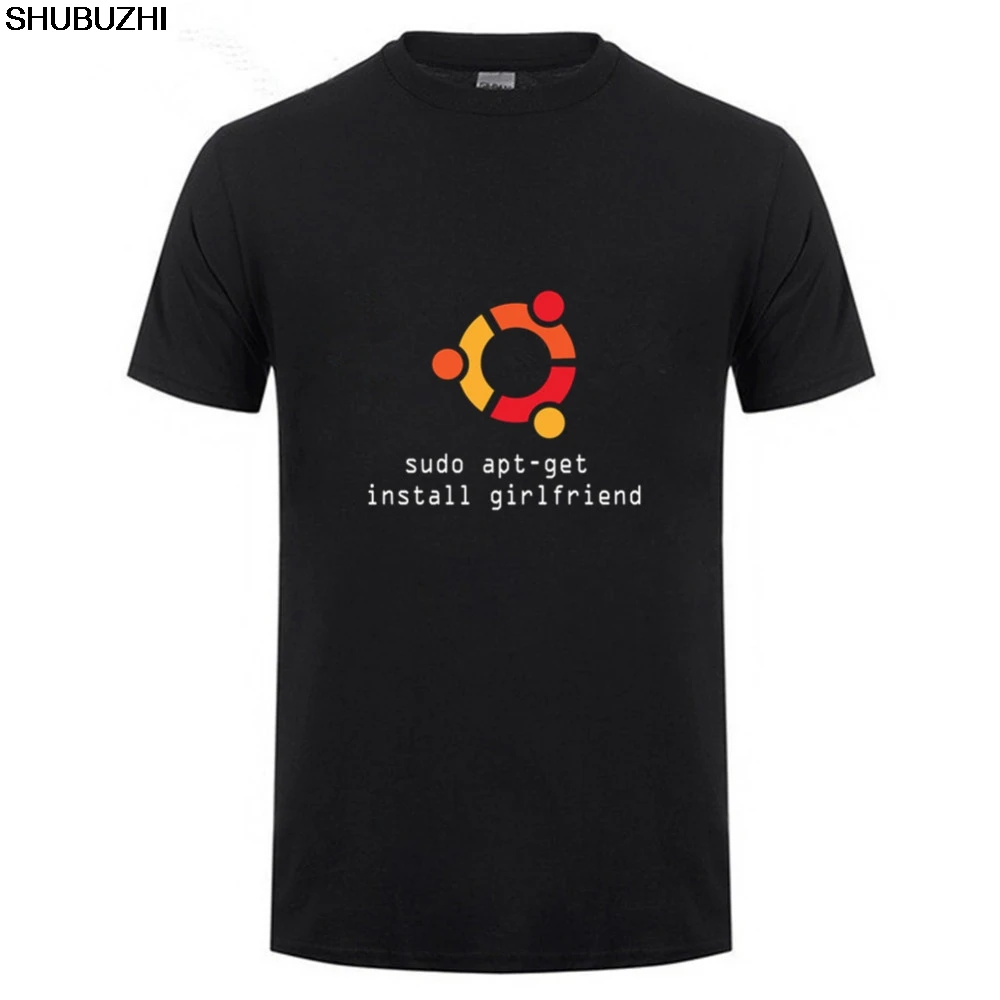 Ubuntu Linux для человека футболка Топ из лайкры и хлопка Для мужчин футболка для бойфренда Для мужчин s shubuzhi модный бренд