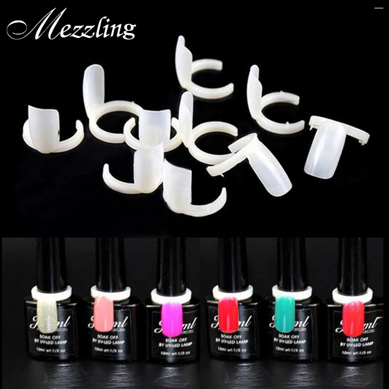 

Nail Art Ring Display 100pcs Natural White UV Gel Color Pops Plate DIY Practice Polish Design Nail Tips Tools