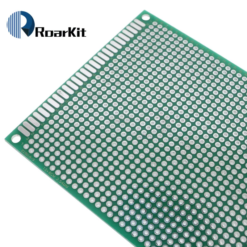 1 шт. 8x12 см Прототип PCB 2 слоя 8*12 Панель универсальной платы двухсторонняя 54