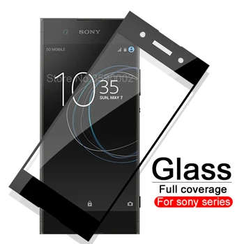 Перейти на Алиэкспресс и купить Защитный стеклянный чехол для Sony Xperia XA1 XA2 XA3 Plus Ultra XZ4 закаленное стекло для sony XZ Premium XZ1 Compact soni Cover Film