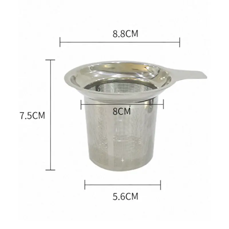 Ситечко для чая из нержавеющей стали многоразовый заварочный чайный листовой диффузор сетчатый фильтр для специй сырой кофе фильтр чайных листьев аксессуары