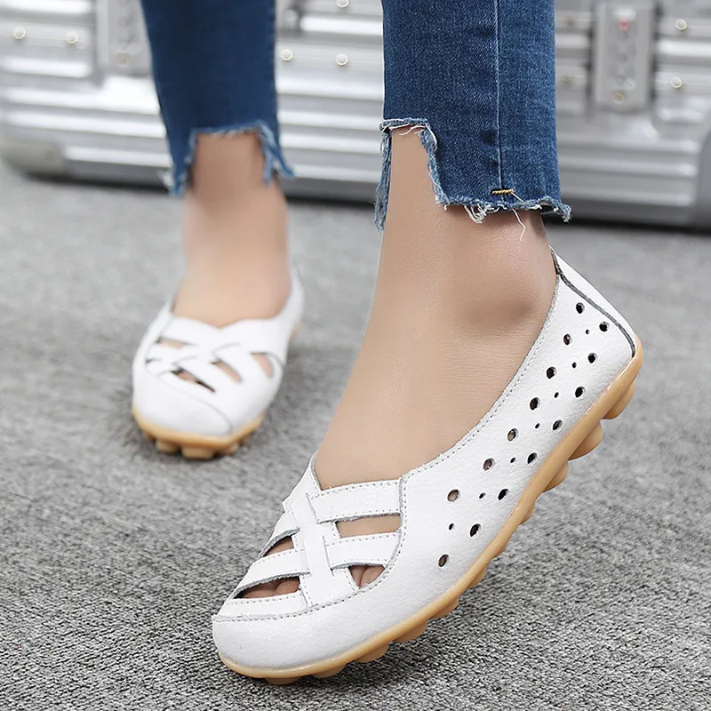 PINSV 14 Colors Flats Shoes Woman Loafers Slip On Women Shoes Espadrilles Oxford Shoes For Women