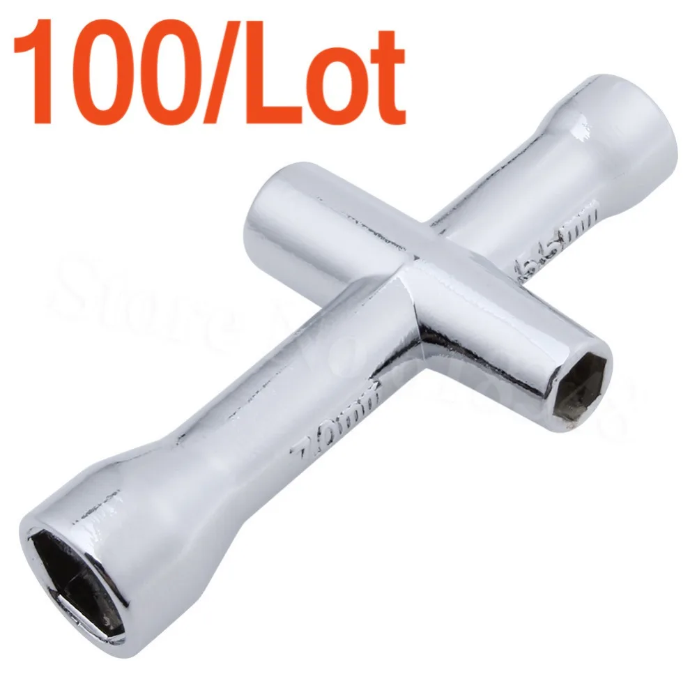 100pcs Small Cross Wrenches Maintenance Hobby Tools Sleeve Hex For Rc