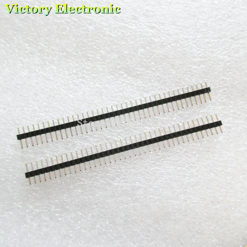 

10PCS/Lot 2mm 40 Pin Male Single Row Pin Header Strip 1*40P