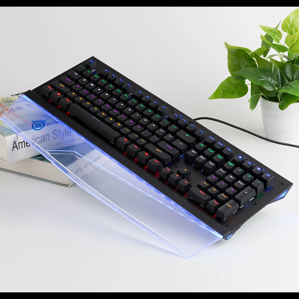 Механическая клавиатура MAGIC REFINER MK8 игровая с синими переключателями USB кабель
