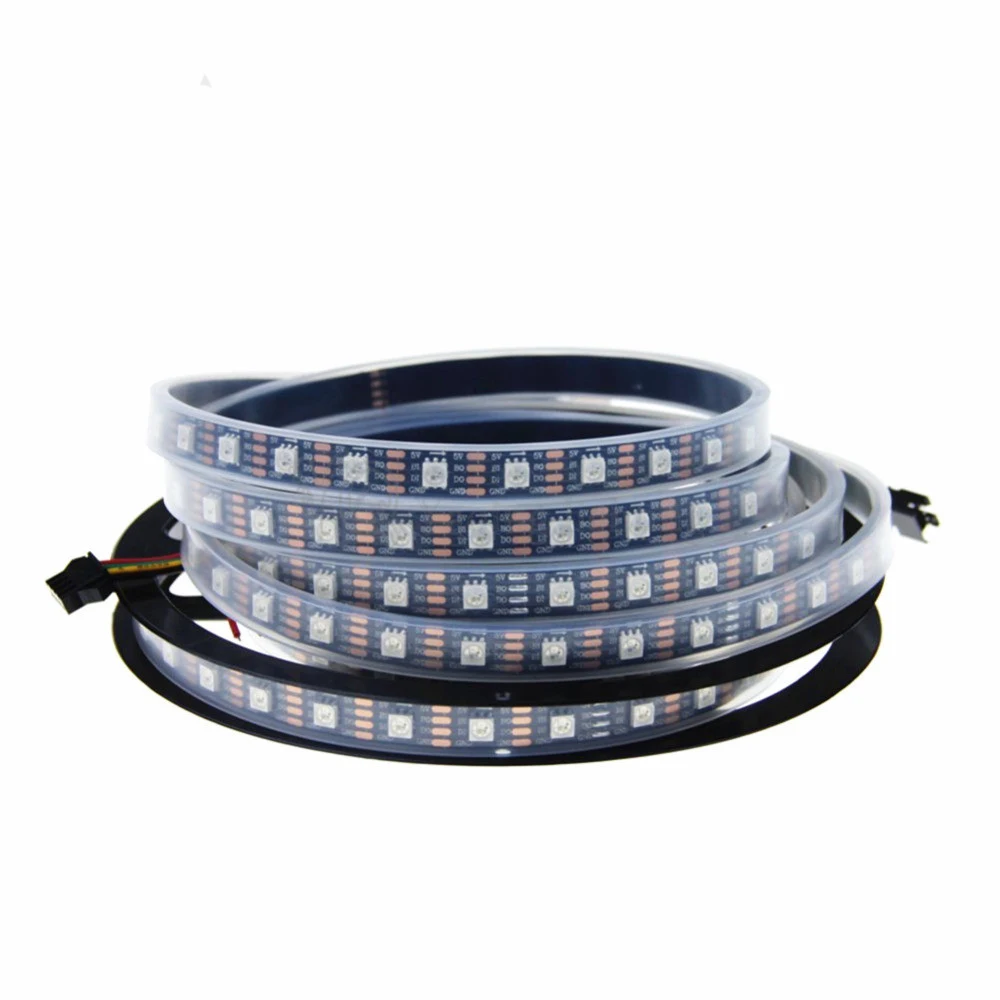 

20m/lot SK9822(Similar APA102) Smart Led Pixel Strip,60 Leds/pixels/m,IP30/IP65/IP67,addressable DATA And CLOCK Seperately DC5V