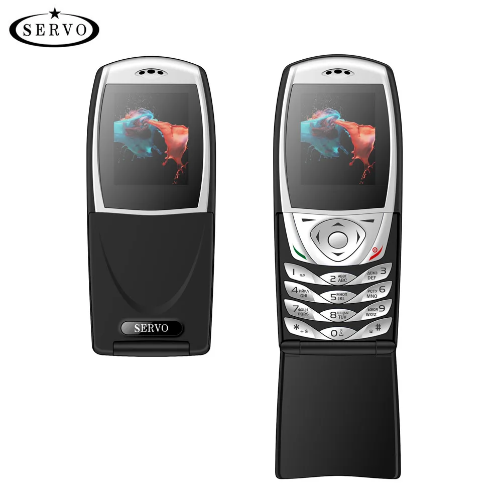 

SERVO Phone S06 1.77inch SpreadtrumSC6533 Dual SIM Card Cellphone GSM Vibration Outside FM Radio Mobile phones Russian keyboard