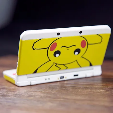 Блестящая защита, чехол-накладка, корпус для Pokemon Pikachu, чехол для консоли nintendo NEW 3DS