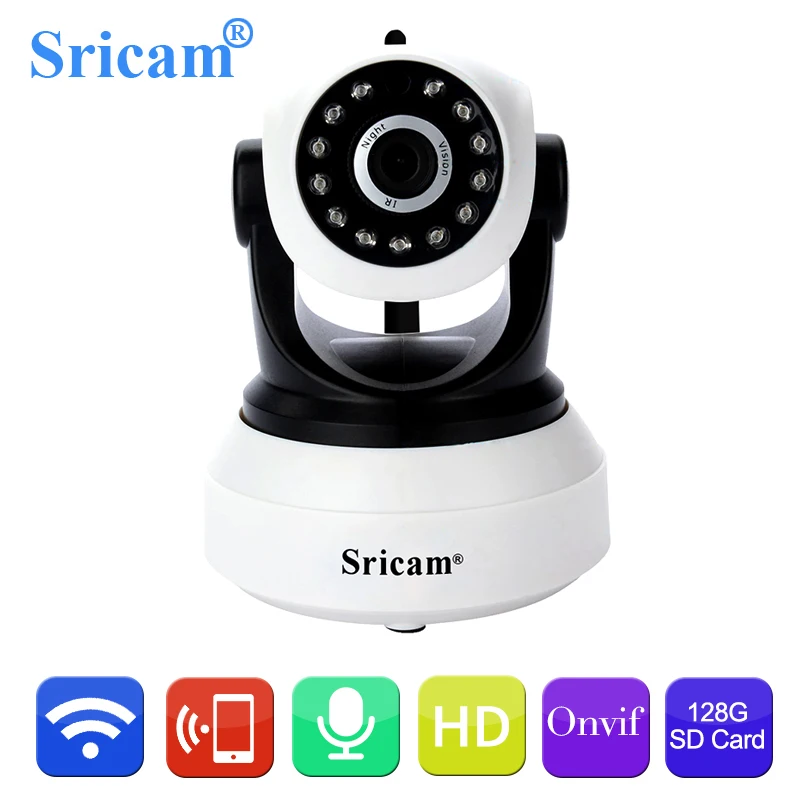 bilder für Original Sricam Drahtlose 720 P Ir-schnitt-nachtsicht Ip-kamera P2P Babyphone Audio WIFI CCTV Onvif Indoor sicherheit Ip-kamera bilder für Original Sricam Drahtlose 720 P Ir-schnitt-nachtsicht Ip-kamera P2P Babyphone Audio WIFI CCTV Onvif Indoor sicherheit Ip-kamera