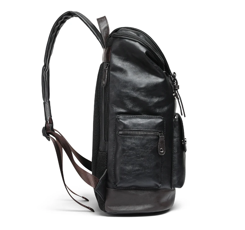 Бренд KatyPaul, мужской кожаный рюкзак высокого качества, молодежный рюкзак для путешествий, школьные сумки для ноутбука, мужская деловая сумка на плечо, Mochila