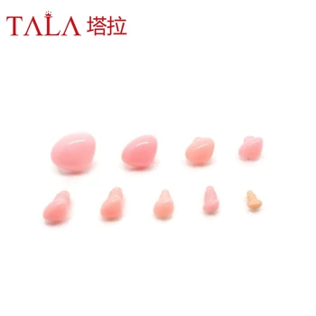 테디 베어 DIY 인형 액세서리용 핑크 안전 삼각형 코, 4.5mm, 6mm, 7mm, 8mm, 9mm, 10mm, 12mm, 15mm, 18mm