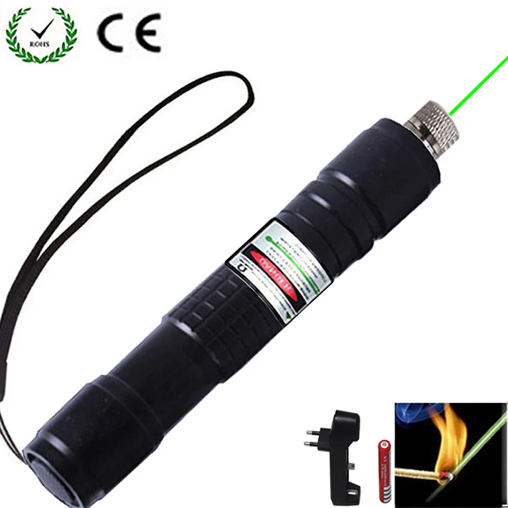 Powerful Green Laser Pointer 8000 10000 Meters stars Pen With Star Cap